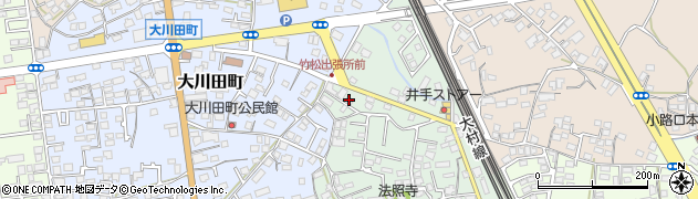 長崎県大村市竹松本町1100周辺の地図