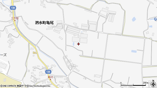 〒861-1211 熊本県菊池市泗水町亀尾の地図