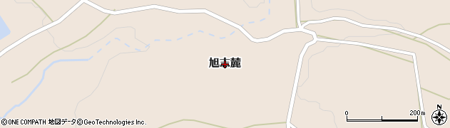 熊本県菊池市旭志麓周辺の地図