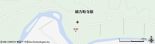 大分県豊後大野市緒方町寺原360周辺の地図