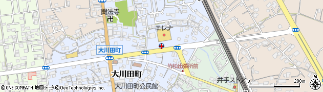 長崎県大村市大川田町周辺の地図