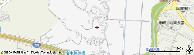 熊本県玉名市富尾周辺の地図
