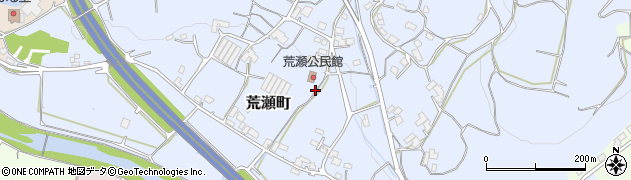 長崎県大村市荒瀬町周辺の地図