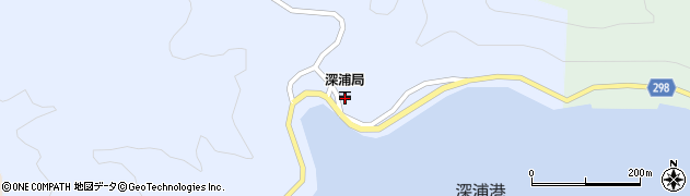 深浦郵便局 ＡＴＭ周辺の地図