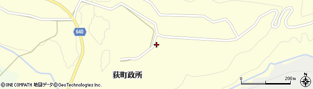大分県竹田市荻町政所735周辺の地図