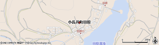 長崎県諫早市小長井町田原周辺の地図
