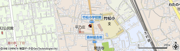 ａｐｏｌｌｏｓｔａｔｉｏｎ竹松セントラルＳＳ周辺の地図