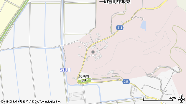 〒869-2604 熊本県阿蘇市一の宮町中坂梨の地図