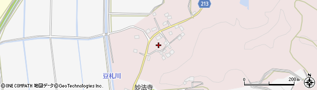 熊本県阿蘇市一の宮町中坂梨周辺の地図