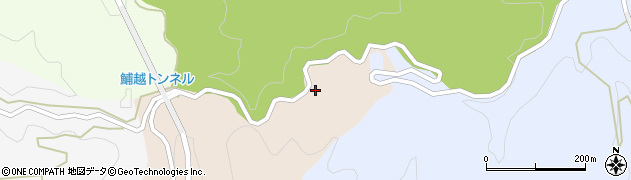 愛媛県南宇和郡愛南町鯆越56周辺の地図