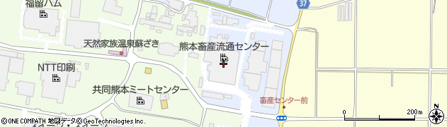 熊本県畜産農協連畜産流通センター　出張所周辺の地図