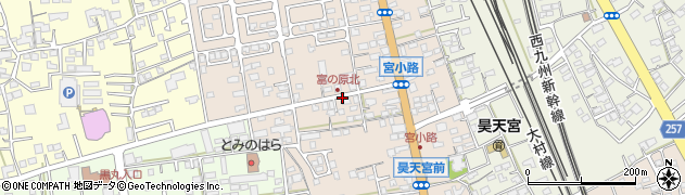 長崎県大村市宮小路周辺の地図