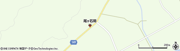 尾ヶ石郵便局 ＡＴＭ周辺の地図
