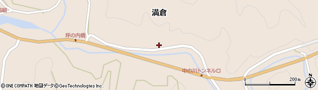 愛媛県南宇和郡愛南町満倉2505周辺の地図