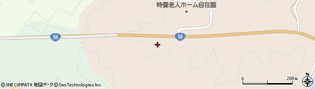 愛媛県南宇和郡愛南町満倉2672周辺の地図