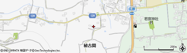 熊本県菊池市広瀬439周辺の地図