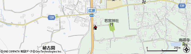 熊本県菊池市出田2445周辺の地図