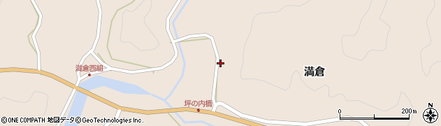愛媛県南宇和郡愛南町満倉2467周辺の地図