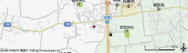 熊本県菊池市広瀬403周辺の地図