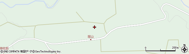大分県竹田市小塚582周辺の地図