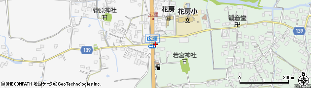 熊本県菊池市出田2447周辺の地図