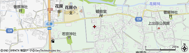 熊本県菊池市出田2488周辺の地図