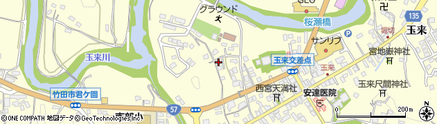 大分県竹田市玉来770周辺の地図