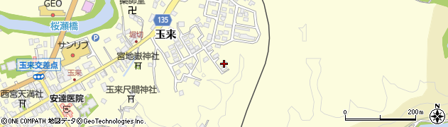 大分県竹田市玉来556-7周辺の地図