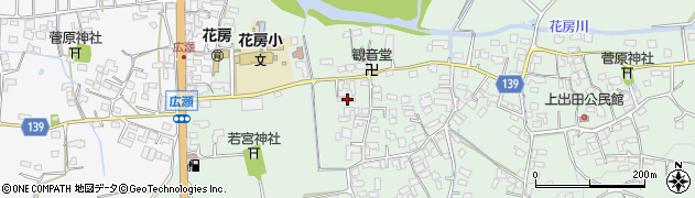 熊本県菊池市出田2493周辺の地図