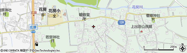 熊本県菊池市出田2630周辺の地図