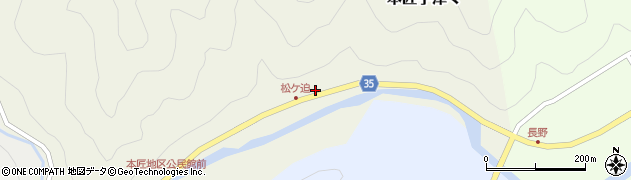 大分県佐伯市本匠大字宇津々2059周辺の地図