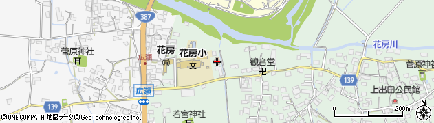熊本県菊池市出田2532周辺の地図