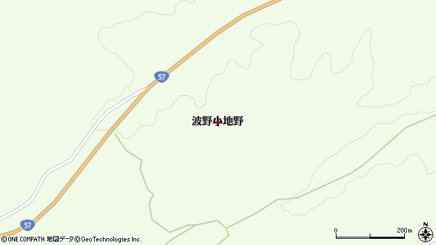 〒869-2801 熊本県阿蘇市波野小地野の地図