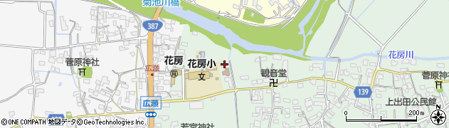 熊本県菊池市出田2533周辺の地図
