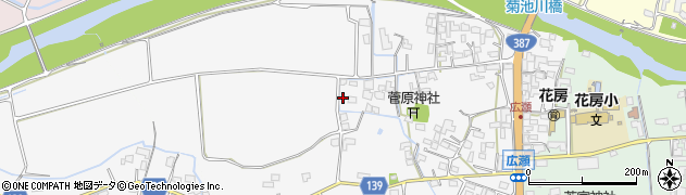 熊本県菊池市広瀬225周辺の地図