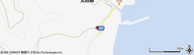 長崎県南松浦郡新上五島町太田郷1002周辺の地図