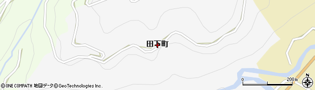 長崎県大村市田下町周辺の地図