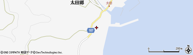 長崎県南松浦郡新上五島町太田郷2025周辺の地図