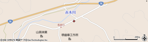 西村精米所周辺の地図