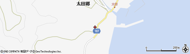 長崎県南松浦郡新上五島町太田郷2000周辺の地図