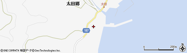 長崎県南松浦郡新上五島町太田郷2023周辺の地図