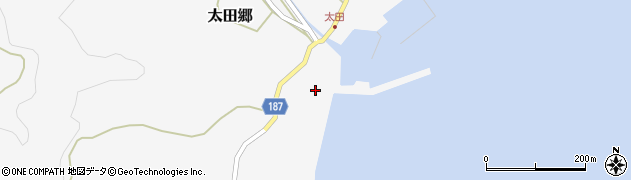 長崎県南松浦郡新上五島町太田郷2043周辺の地図