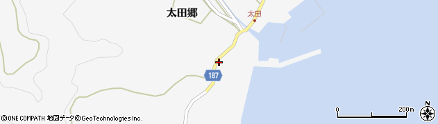 長崎県南松浦郡新上五島町太田郷2005周辺の地図