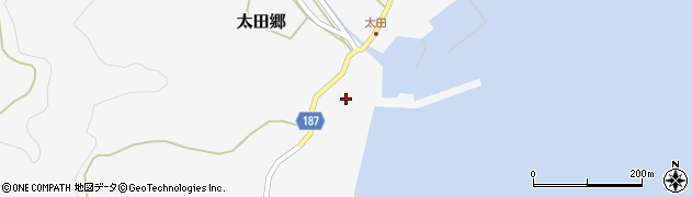 長崎県南松浦郡新上五島町太田郷2020周辺の地図