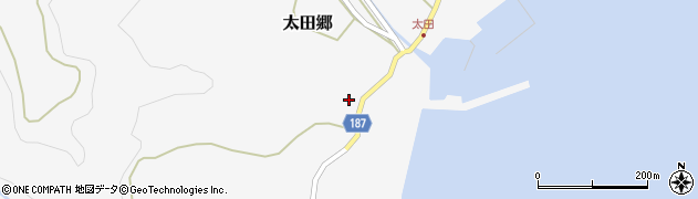 長崎県南松浦郡新上五島町太田郷1370周辺の地図