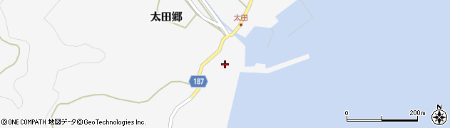 長崎県南松浦郡新上五島町太田郷971周辺の地図