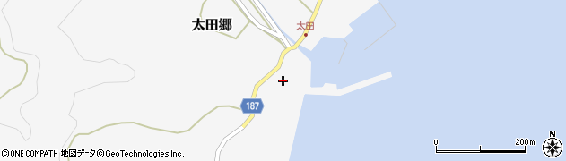 長崎県南松浦郡新上五島町太田郷2018周辺の地図