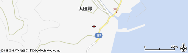 長崎県南松浦郡新上五島町太田郷2046周辺の地図