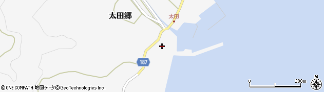 長崎県南松浦郡新上五島町太田郷2017周辺の地図