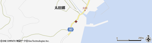 長崎県南松浦郡新上五島町太田郷992周辺の地図